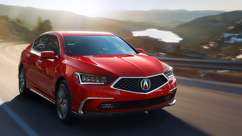 Illustration for article titled The 2018 Acura RLX Will Combine A V6 With Three Electric Motors